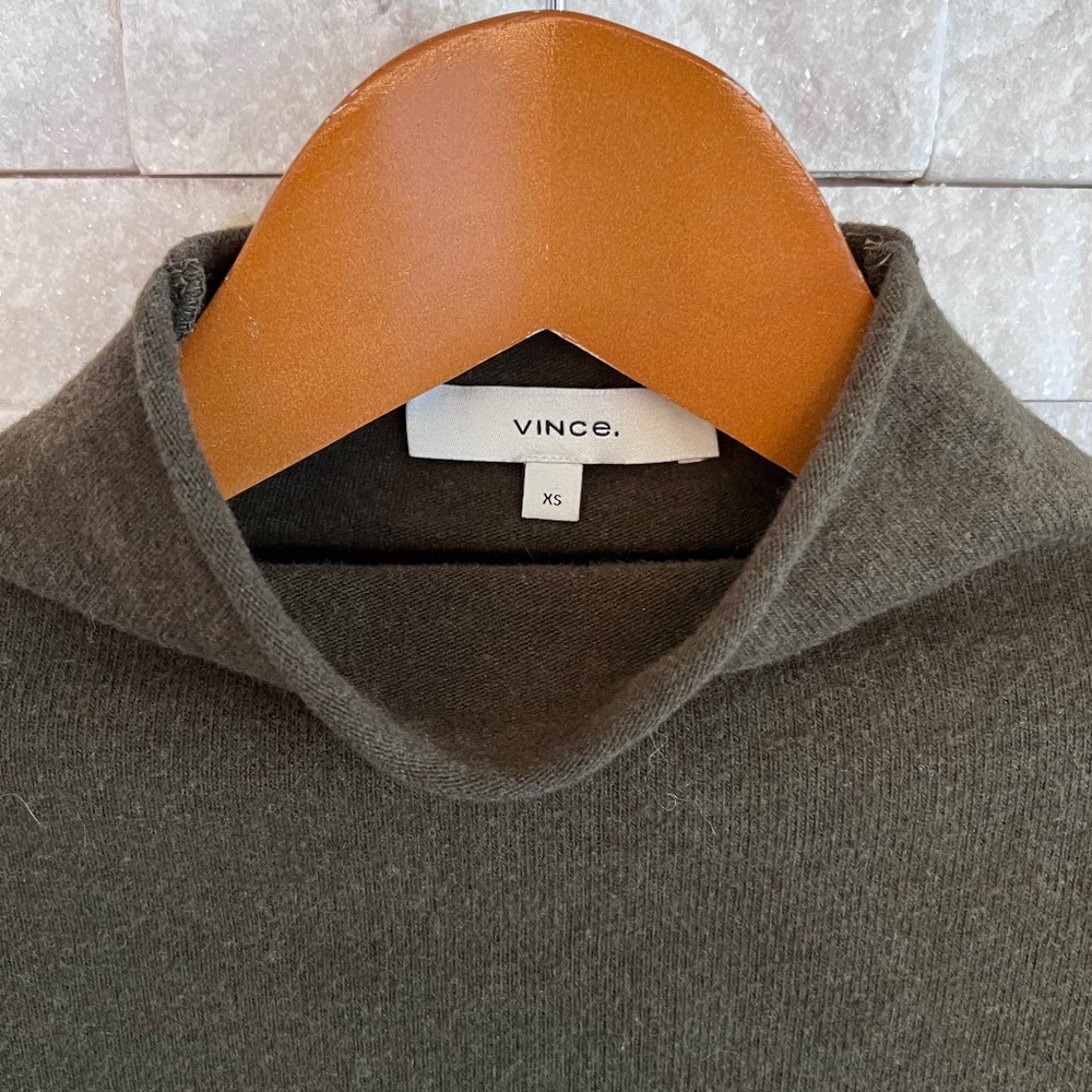 Vince Dark Brown Turtleneck Sweater - Picture 2 of 4